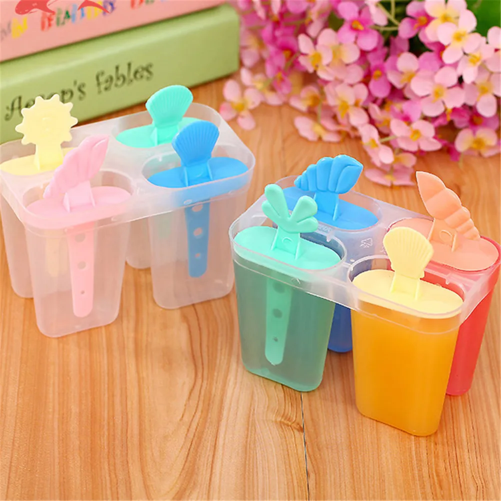 4cell Ice Cream Popsicle Molds Cooking Tools Rectangle Shaped Reusable DIY Frozen Ice Cream Pop Baking Moulds
4cell Ice Cream Popsicle Molds Cooking Tools Rectangle Shaped Reusable DIY Frozen Ice Cream Pop Baking Moulds