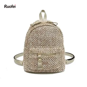 Straw bag new women's woven backpack college rattan bag student bag girl summer beach bag travel mini backpack
Straw bag new women's woven backpack college rattan bag student bag girl summer beach bag travel mini backpack