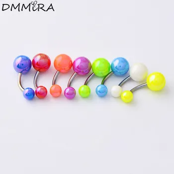 Fashion Fluorescence Sexy Belly Earrings Stainless Steel Women Girls Color Pearl Barbell Ball Navel Nail Stud Earrings Jewelry
Fashion Fluorescence Sexy Belly Earrings Stainless Steel Women Girls Color Pearl Barbell Ball Navel Nail Stud Earrings Jewelry