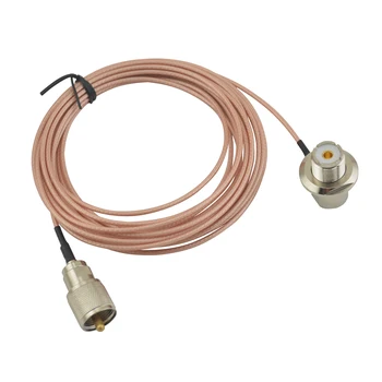 Mobile radio WALKIE TALKIE Coaxial Cable RG-316 Teflon (-1.5) Feeder with SL16-J (M-Male) detachable/SL16-K (SO239-F) Connector
Mobile radio WALKIE TALKIE Coaxial Cable RG-316 Teflon (-1.5) Feeder with SL16-J (M-Male) detachable/SL16-K (SO239-F) Connector