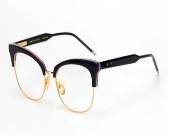 Brand Design Fashion Acetate Retro Women Cat Eye Style Half Rim Clear Lens Optical Myopia Eyewear Goggle Eyeglasses Frame
Brand Design Fashion Acetate Retro Women Cat Eye Style Half Rim Clear Lens Optical Myopia Eyewear Goggle Eyeglasses Frame