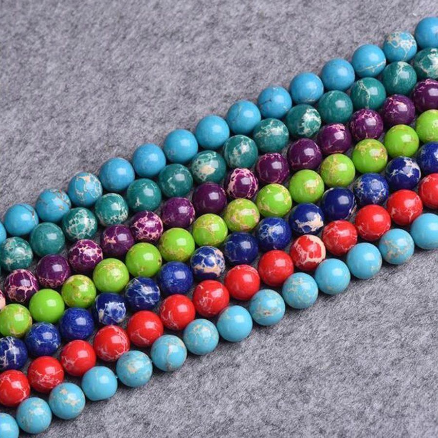 AAA+ 100% Natural Green Imperial Stone Beads Emperor Stone For Jewelry Making DIY Bracelet Necklace 4mm 6mm 8mm 10mm 12mm 15.5"
AAA+ 100% Natural Green Imperial Stone Beads Emperor Stone For Jewelry Making DIY Bracelet Necklace 4mm 6mm 8mm 10mm 12mm 15.5"