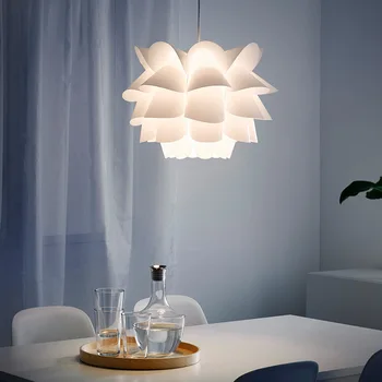 DIY Flower Pendant Lamp Modern PP Hanging Light for Dining Living Bedroom Suspension Luminaire Lotus Puzzle Lighting Fixtures
DIY Flower Pendant Lamp Modern PP Hanging Light for Dining Living Bedroom Suspension Luminaire Lotus Puzzle Lighting Fixtures