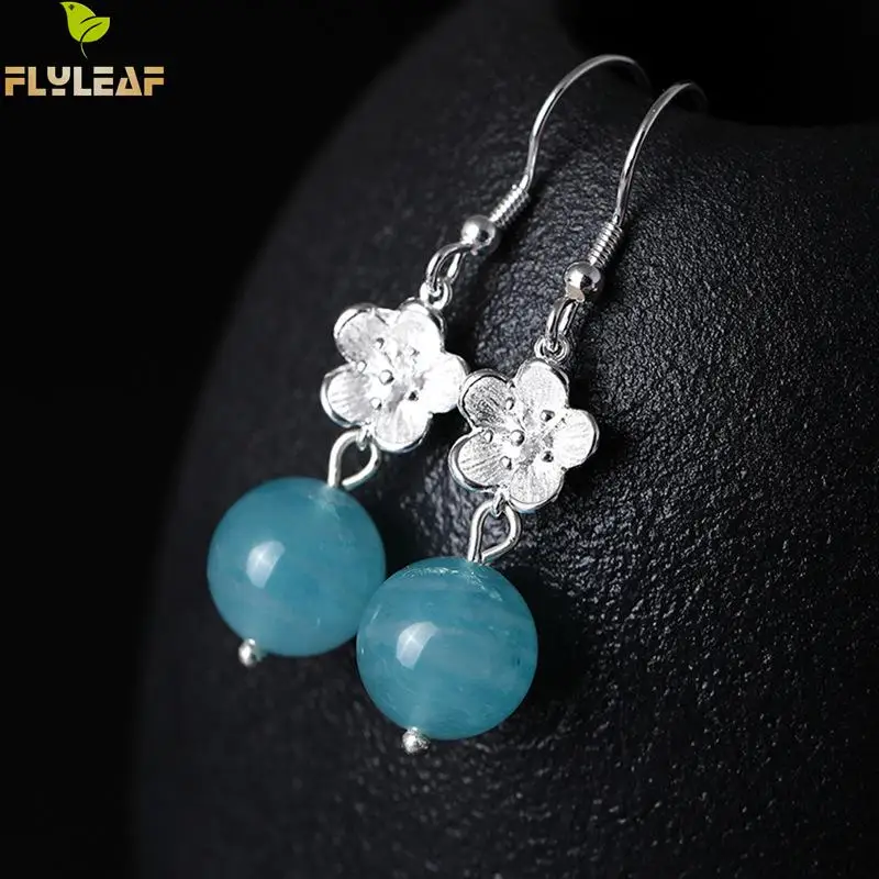 Flyleaf 100% 925 Sterling Silver Blue Pink Natural Stone Flowers Long Drop Earrings For Women Lady Fashion Party Jewelry
Flyleaf 100% 925 Sterling Silver Blue Pink Natural Stone Flowers Long Drop Earrings For Women Lady Fashion Party Jewelry