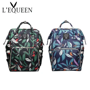 Fashion Mummy Maternity Napyy Bag baby Diaper Bags fresh Leaf Print Large Capacity Travel Backpack Nursing Bag Baby Care
Fashion Mummy Maternity Napyy Bag baby Diaper Bags fresh Leaf Print Large Capacity Travel Backpack Nursing Bag Baby Care