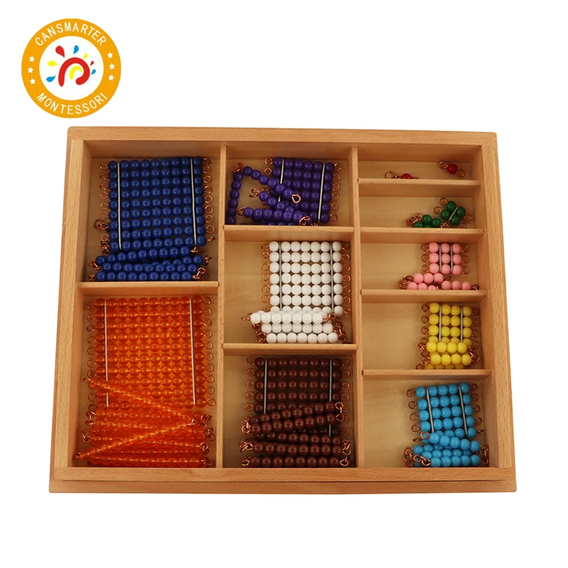 Baby Toy Montessori Material Short Bead Chain with Box Math Toy Children Teaching Aids
Baby Toy Montessori Material Short Bead Chain with Box Math Toy Children Teaching Aids