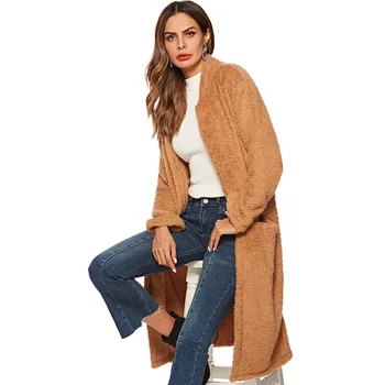 High Quality Elegant Long Faux Fur Coat Women 2018 New Autumn Winter Warm Soft Fur Jacket Female Plush Overcoat Casual Outerwear
High Quality Elegant Long Faux Fur Coat Women 2018 New Autumn Winter Warm Soft Fur Jacket Female Plush Overcoat Casual Outerwear