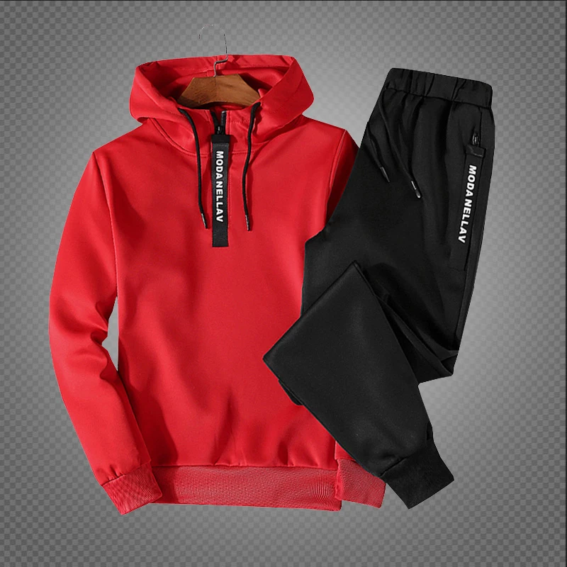 Men's Hoodie Set Casual Tracksuit Set Brand Sportswear Men Sweat Suit Man New Autumn Winter 2PCS Clothes chandal hombre completo
Men's Hoodie Set Casual Tracksuit Set Brand Sportswear Men Sweat Suit Man New Autumn Winter 2PCS Clothes chandal hombre completo