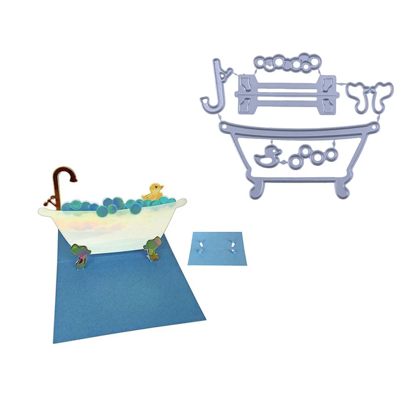 Pop Up Bathtub Design Metal Cutting Dies Stencil for DIY Scrapbooking Photo Album Embossing Paper Cards Craft Irregular Dies Hot
Pop Up Bathtub Design Metal Cutting Dies Stencil for DIY Scrapbooking Photo Album Embossing Paper Cards Craft Irregular Dies Hot