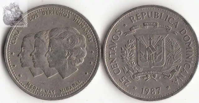 Dominican 25 Centavos Coin 100% real and Original North and South America Coins for Collection old
Dominican 25 Centavos Coin 100% real and Original North and South America Coins for Collection old