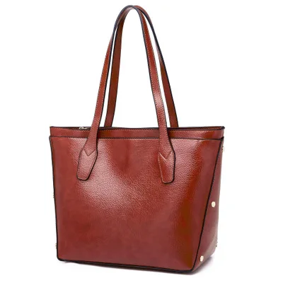 2019 new design women casual one shoulder bag female pu leather brown grey black tote handbag large capacity shopping bag
2019 new design women casual one shoulder bag female pu leather brown grey black tote handbag large capacity shopping bag
