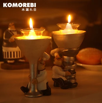 KOMOREBI Chef Resin Craft Vintage Home Decor Chef Welcome Signage Candle holder Ornaments Coffee shop Restaurant Decoration
KOMOREBI Chef Resin Craft Vintage Home Decor Chef Welcome Signage Candle holder Ornaments Coffee shop Restaurant Decoration