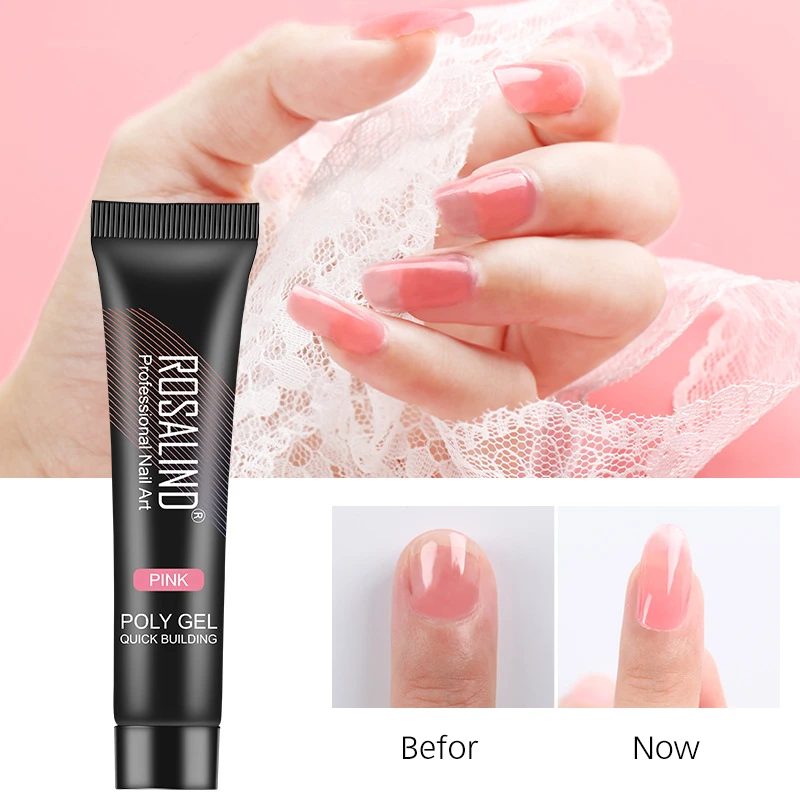 15ml Pink Clear Poly Gel for Nail Finger Extension Crystal Builder Nail Polish Set Manicure Gel Lacquer Semi Vernis Permanent
15ml Pink Clear Poly Gel for Nail Finger Extension Crystal Builder Nail Polish Set Manicure Gel Lacquer Semi Vernis Permanent