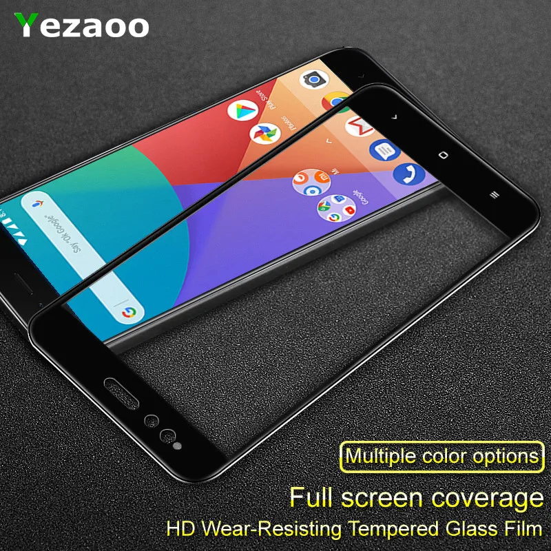 Xiaomi mi a1 закаленное стекло Yezaoo защитная пленка на весь экран xiomi 5X стеклянная xaomi mia1
