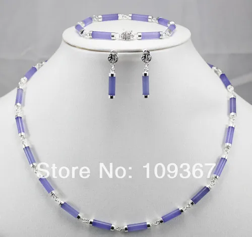 Noblest lady's fine Purple gem 925 Sterling Silver Earring Bracelet Necklace Set Silver Jewelry Sets shipping free 925 silver
Noblest lady's fine Purple gem 925 Sterling Silver Earring Bracelet Necklace Set Silver Jewelry Sets shipping free 925 silver