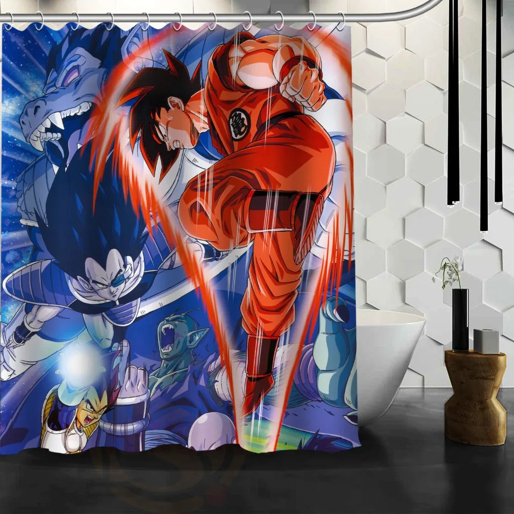 Anime Dragon Ball Goku Customized Design Bath Waterproof Shower Curtain Bathroom Products Curtains 48x72, 60x72, 66x 72 inches
Anime Dragon Ball Goku Customized Design Bath Waterproof Shower Curtain Bathroom Products Curtains 48x72, 60x72, 66x 72 inches