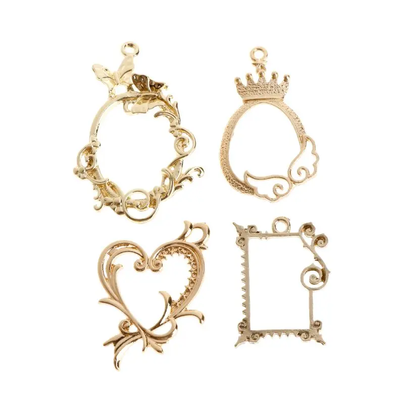 4 Pcs/Set Metal Frame Antique Exquisite Floral Epoxy Resin Crafts UV Resin Tools DIY Jewelry Making Pendant Decoration Watch Fra
4 Pcs/Set Metal Frame Antique Exquisite Floral Epoxy Resin Crafts UV Resin Tools DIY Jewelry Making Pendant Decoration Watch Fra