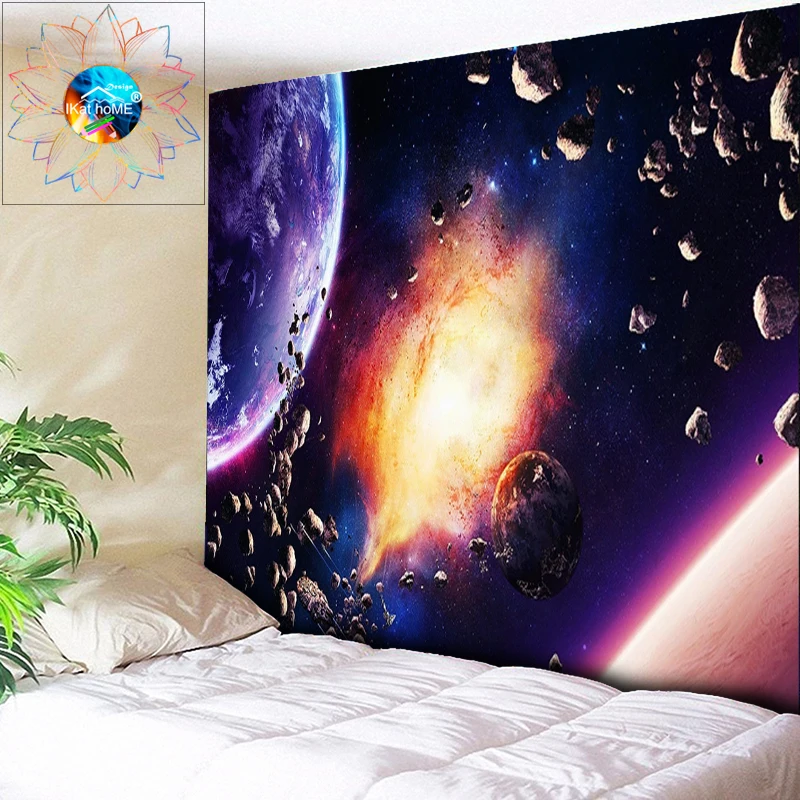 Starry Night Galaxy Hanging Wall Tapestry Hippie Retro Home Decor Tapestri Psychedelic Tapestry Boho Mandala Fabric Art Tapestry
Starry Night Galaxy Hanging Wall Tapestry Hippie Retro Home Decor Tapestri Psychedelic Tapestry Boho Mandala Fabric Art Tapestry