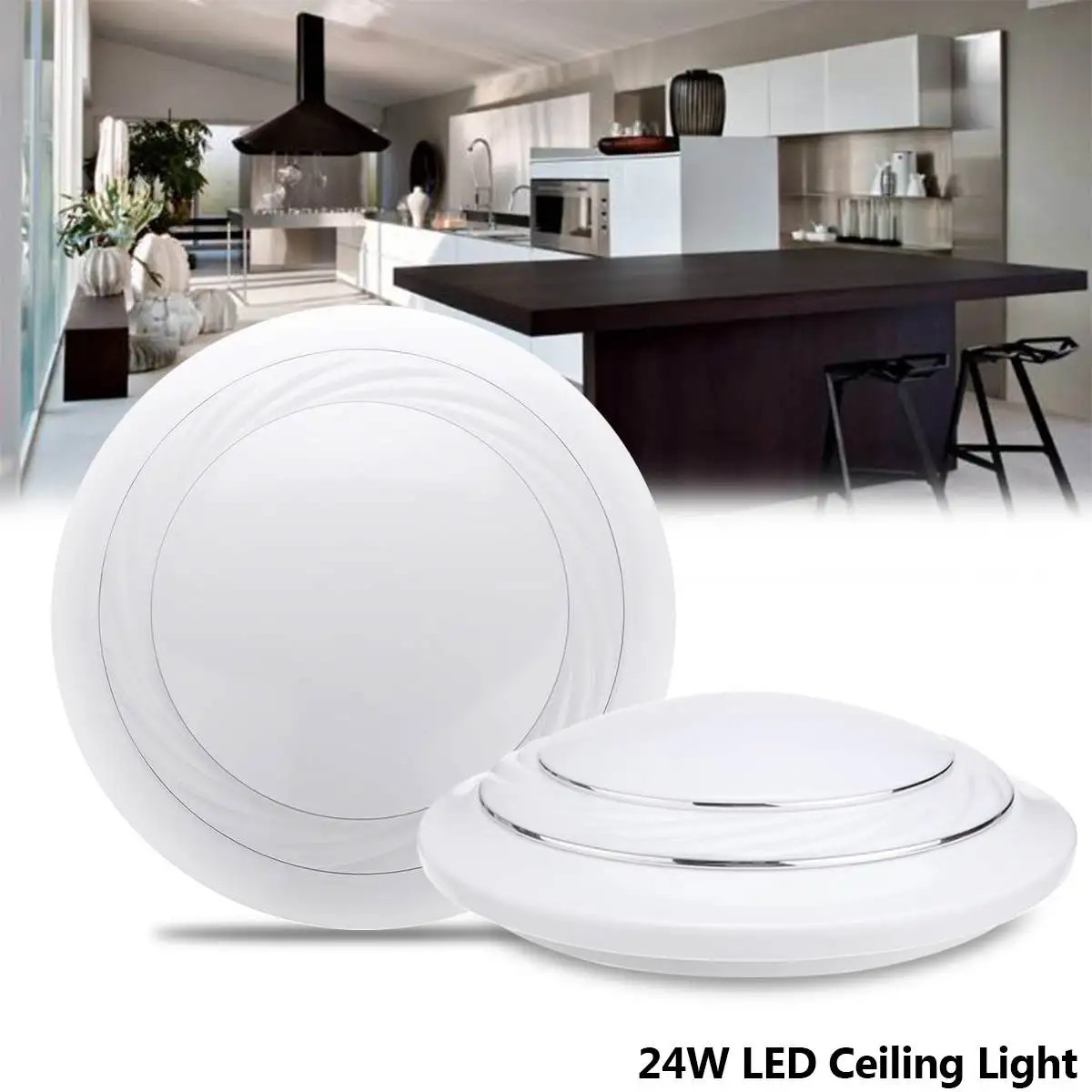 AC 85-265V Modern Dimmable LED Ceiling Light Acrylic Flush Mount 24W Ceiling Lamps for Bedroom Living Room Kitchen Decoration
AC 85-265V Modern Dimmable LED Ceiling Light Acrylic Flush Mount 24W Ceiling Lamps for Bedroom Living Room Kitchen Decoration