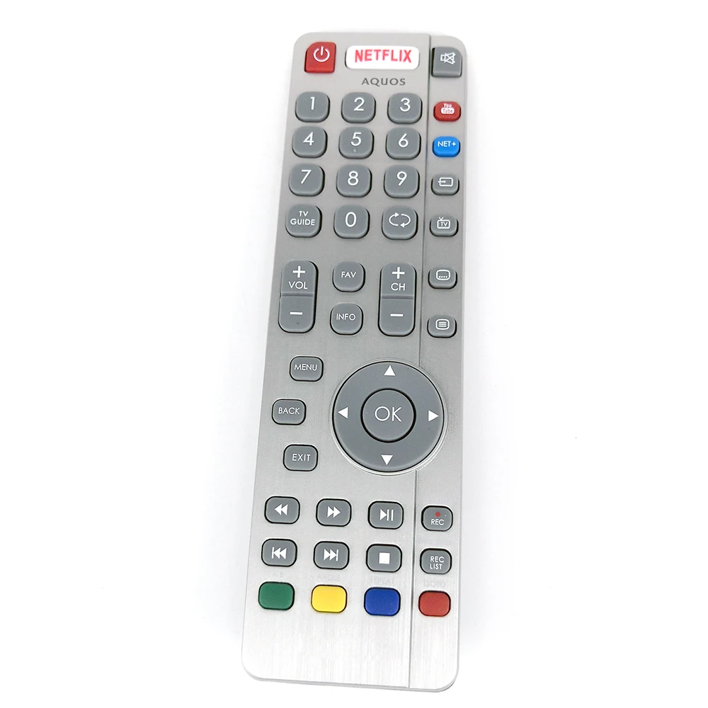 Пульт дистанционного управления для телевизоров Aquos SHARP TV, DH1903130519, кнопка Netflix
Пульт дистанционного управления для телевизоров Aquos SHARP TV, DH1903130519, кнопка Netflix