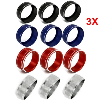 3X Anodized Aluminum AC Climate Control Knob Ring Cover cap Button Switch Trim For Subaru WRX STI Impreza Forester XV Crosstrek
3X Anodized Aluminum AC Climate Control Knob Ring Cover cap Button Switch Trim For Subaru WRX STI Impreza Forester XV Crosstrek