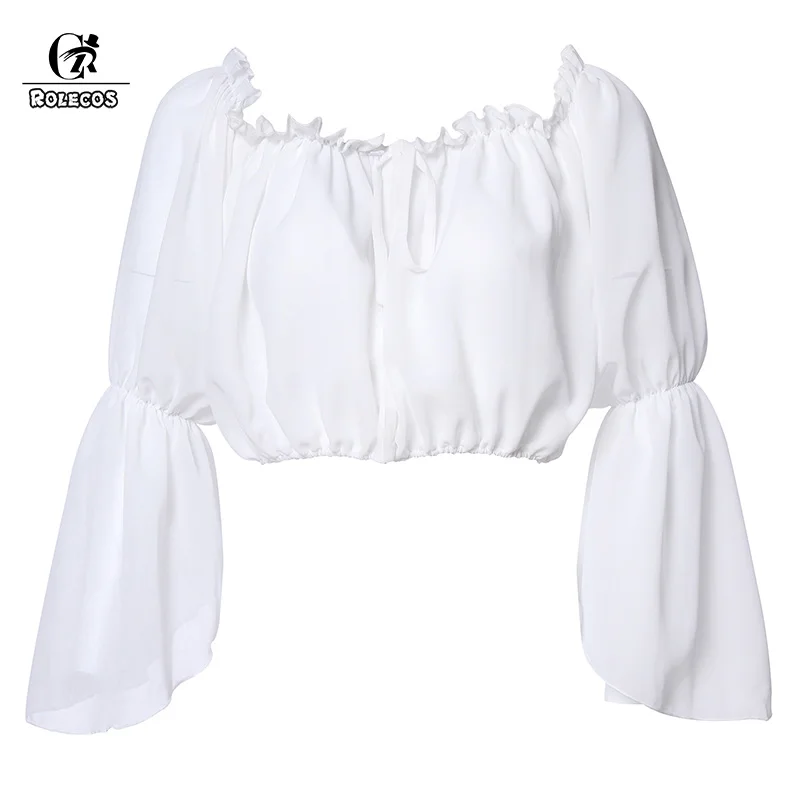 ROLECOS Brand Women Off Shoulder Solid Shirts Bow Tie Butterfly Sleeve Slash Neck Blouse Sweet Summer Casual Top Blusas
ROLECOS Brand Women Off Shoulder Solid Shirts Bow Tie Butterfly Sleeve Slash Neck Blouse Sweet Summer Casual Top Blusas