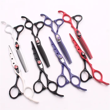 2Pcs 6" 17.5cm Hairdressing Scissors Customize Logo Barber Shop Cutting Scissor Thinning Shears Professional Hair Products
2Pcs 6" 17.5cm Hairdressing Scissors Customize Logo Barber Shop Cutting Scissor Thinning Shears Professional Hair Products