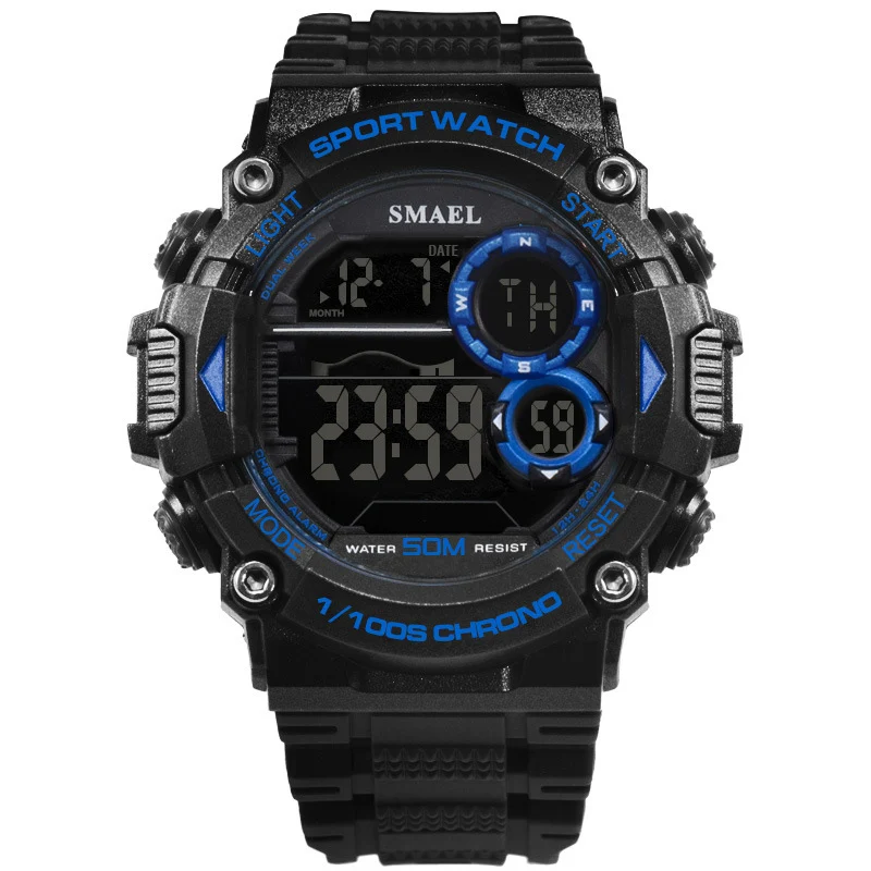 Watch fashion sports multi-function electronic watch street trend line men's waterproof
Watch fashion sports multi-function electronic watch street trend line men's waterproof