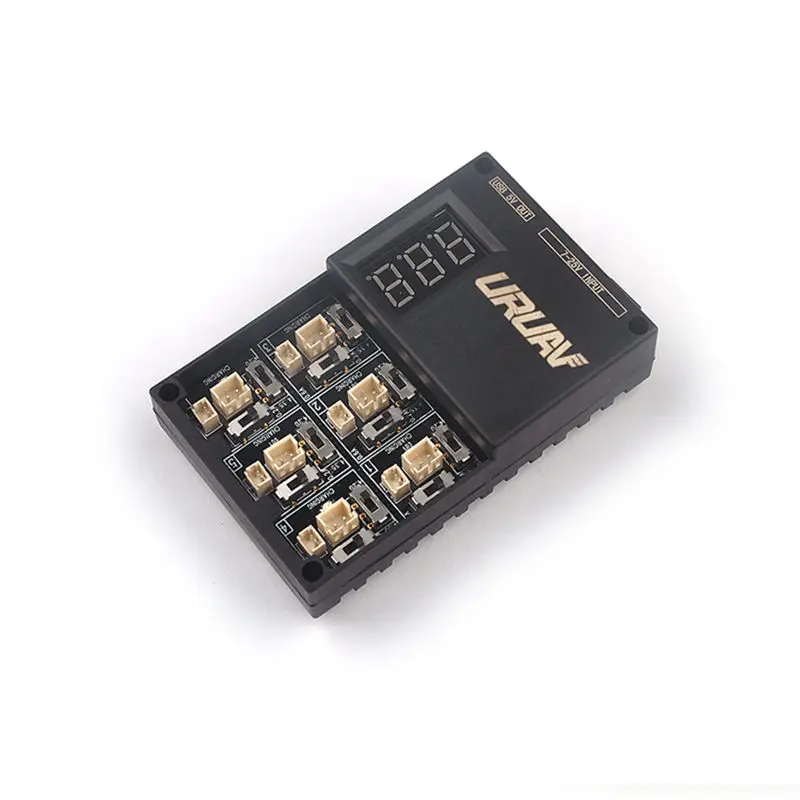 URUAV UR65 FPV Racing Drone Spare Part 1S06 6 Way Lipo/LIHV Battery Charger For RC Models Multicopter Accs
URUAV UR65 FPV Racing Drone Spare Part 1S06 6 Way Lipo/LIHV Battery Charger For RC Models Multicopter Accs