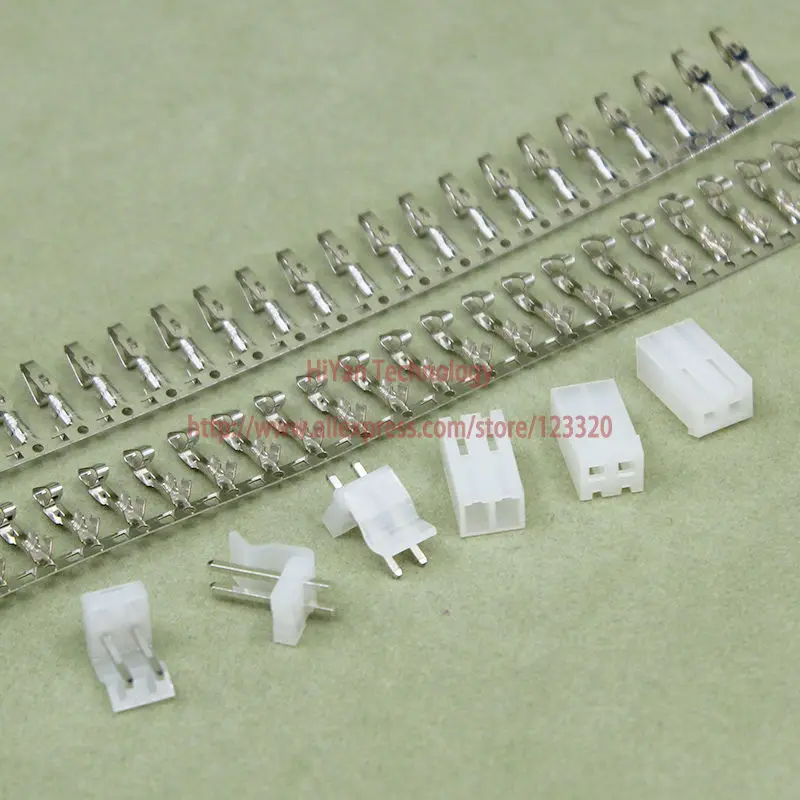 (100 компл./лот) разъем CH3.96 Molex 3 96 2Pin 180 градусов верхний вход шаг: мм контактный +