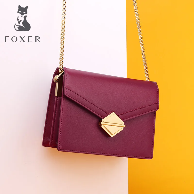FOXER Lady Commuter Style Messenger Bag Female Stylish Shoulder Bags INS Fashion Women Bag Valentine's Day present Crossbody Bag
FOXER Lady Commuter Style Messenger Bag Female Stylish Shoulder Bags INS Fashion Women Bag Valentine's Day present Crossbody Bag