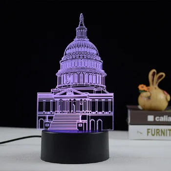 3D LED Night Light 7 Color Touch Famous building led lights USB Acrylic 3d optical illusion lamp Atmosphere Novelty Lighting
3D LED Night Light 7 Color Touch Famous building led lights USB Acrylic 3d optical illusion lamp Atmosphere Novelty Lighting