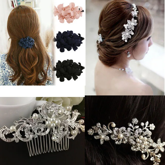 Hot Casual Women Wedding Hair Clip Flower Imitation Crystal Simulated Pearl Comb Barrette Butterfly Accessorise Festival
Hot Casual Women Wedding Hair Clip Flower Imitation Crystal Simulated Pearl Comb Barrette Butterfly Accessorise Festival