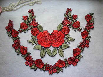Size27*32cm Free Shipping Diy Craft 1pc x Multi-Colored Polyester Flower Embroidered Lace Collar Applique for Garment Decoration
Size27*32cm Free Shipping Diy Craft 1pc x Multi-Colored Polyester Flower Embroidered Lace Collar Applique for Garment Decoration