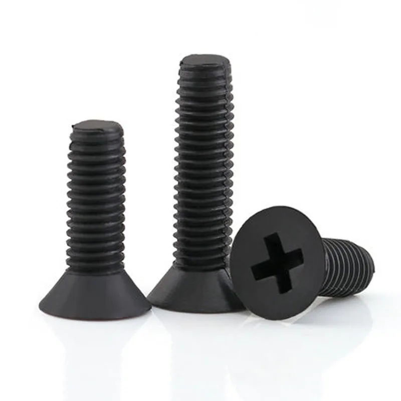 20pcs M3 Black flat head Phillips Nylon screw Countersunk heads Insulated plastic screws 6mm-25mm Length
20pcs M3 Black flat head Phillips Nylon screw Countersunk heads Insulated plastic screws 6mm-25mm Length