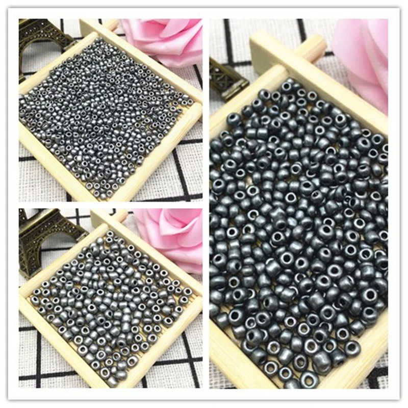 New DIY 2mm/3mm/4mm 1000/500/200pcs Czech Glass Seed Spacer Beads Jewelry Fitting Gray
New DIY 2mm/3mm/4mm 1000/500/200pcs Czech Glass Seed Spacer Beads Jewelry Fitting Gray