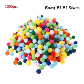 1000Pcs 15mm Mini Fluffy Soft Pom Poms Pompoms Ball Handmade Kids Toys DIY Sewing Craft Supplies Mixed Color
1000Pcs 15mm Mini Fluffy Soft Pom Poms Pompoms Ball Handmade Kids Toys DIY Sewing Craft Supplies Mixed Color