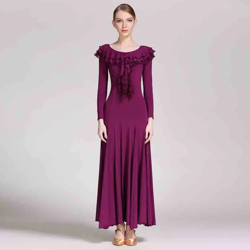 Ballroom Dance Dress Long Sleeve Ballroom Dance Competition Dresses Standard Dress Waltz Dress Performance Dance Clothes
Ballroom Dance Dress Long Sleeve Ballroom Dance Competition Dresses Standard Dress Waltz Dress Performance Dance Clothes