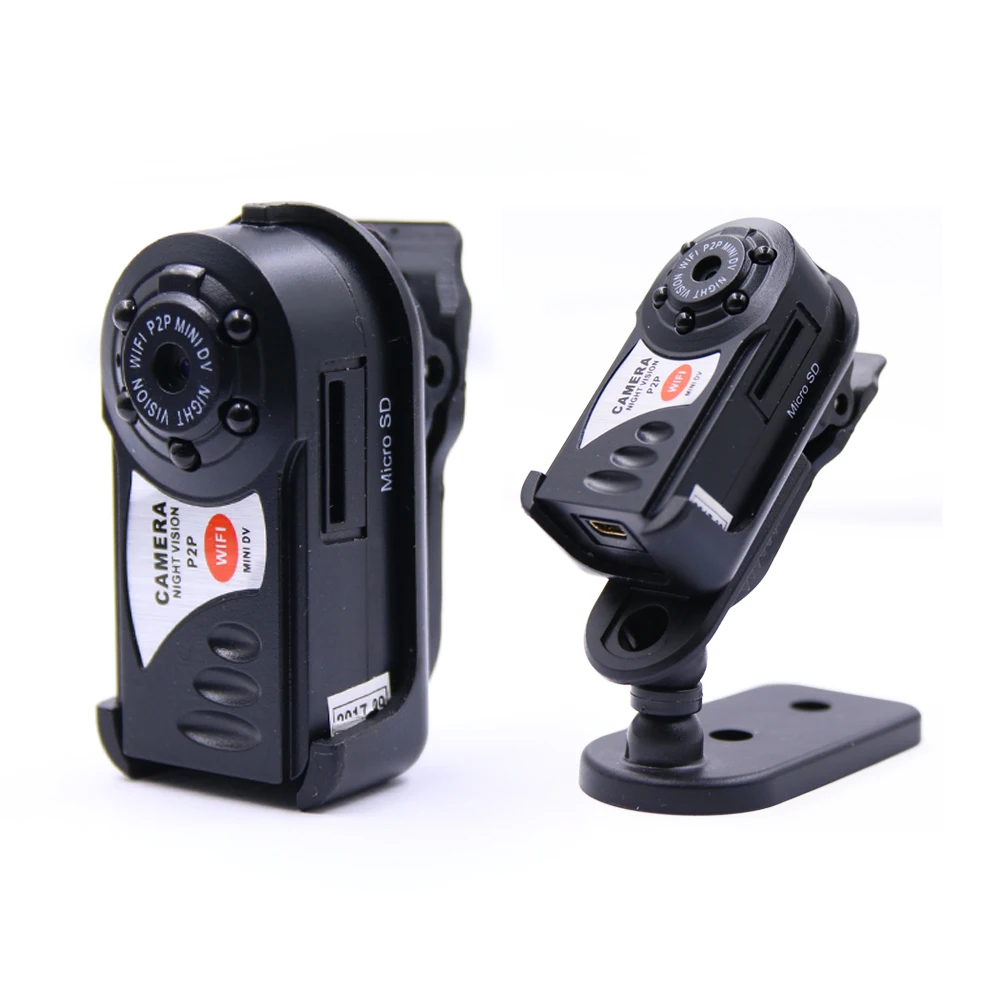 New Mini Q7 Camera 720P Wifi DV DVR Wireless IP Cam Brand New Mini Video Camcorder Recorder Infrared Night Vision Small Camera
New Mini Q7 Camera 720P Wifi DV DVR Wireless IP Cam Brand New Mini Video Camcorder Recorder Infrared Night Vision Small Camera