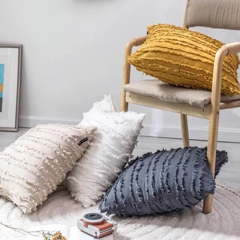 White Floral Tassels Pillow Cover Yellow Grey Decorative Cushion Cover Home Decor Throw PillowCase 45x45cm
White Floral Tassels Pillow Cover Yellow Grey Decorative Cushion Cover Home Decor Throw PillowCase 45x45cm