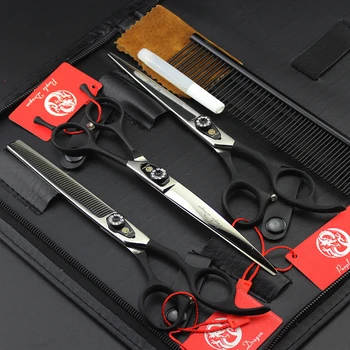 High Quality Japan 440C 7.0 Inch Professional Pet Dog Grooming Scissors Straight Thinning Curved Scissors +Steel Comb
High Quality Japan 440C 7.0 Inch Professional Pet Dog Grooming Scissors Straight Thinning Curved Scissors +Steel Comb