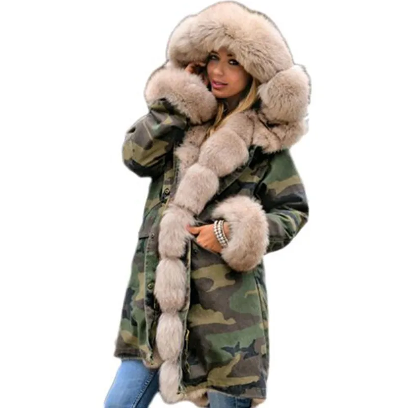 maomaokong2019 long Army green winter jacket coat women outwear warm thick parka natural real fox fur collar coat hooded ukraine
maomaokong2019 long Army green winter jacket coat women outwear warm thick parka natural real fox fur collar coat hooded ukraine