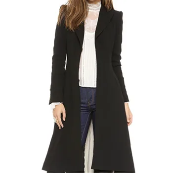 Plus Size Fashion Bodycon Casual Streetwear Coat 2018 Clothing Draped Dovetail Elegant Women Wool Long Black Coat
Plus Size Fashion Bodycon Casual Streetwear Coat 2018 Clothing Draped Dovetail Elegant Women Wool Long Black Coat