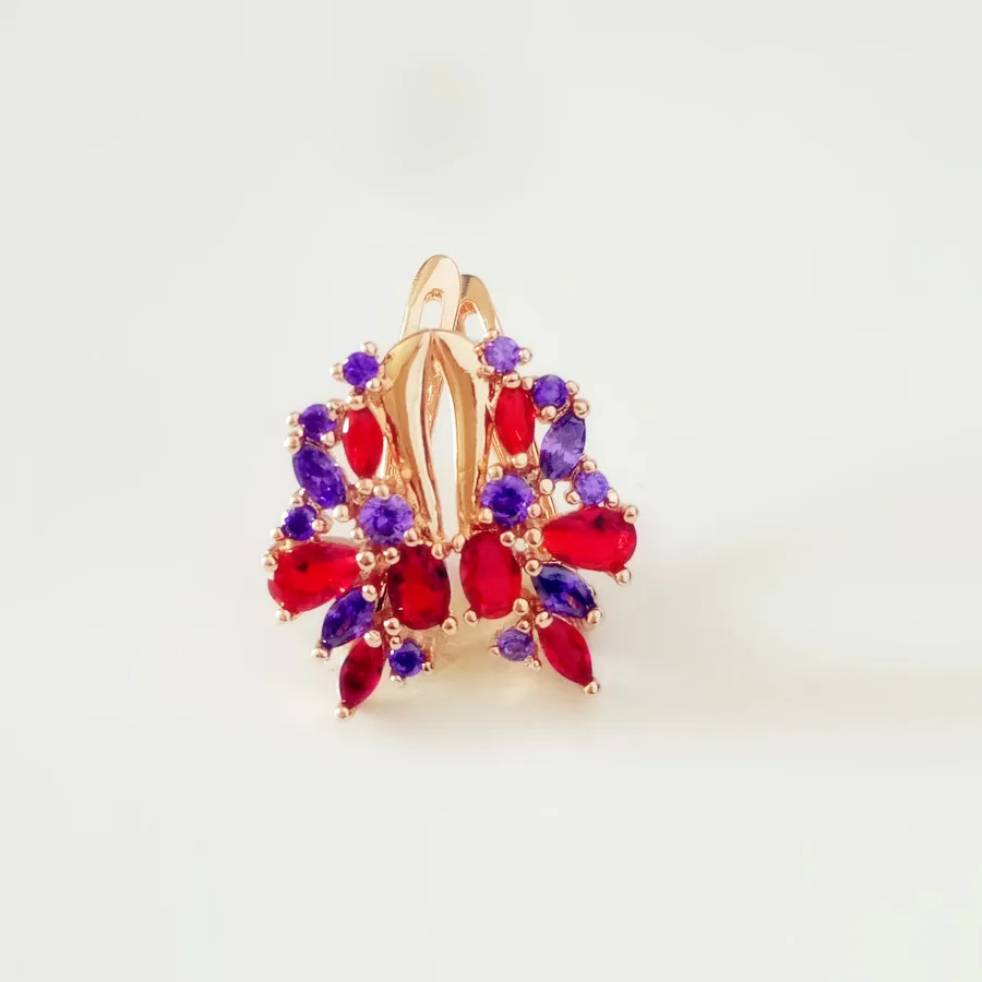 2018 Earring New Fashion Korean Earrings Mixed Color Stone Bohemia Style Rose Gold 585 Color Jewelry Women
2018 Earring New Fashion Korean Earrings Mixed Color Stone Bohemia Style Rose Gold 585 Color Jewelry Women