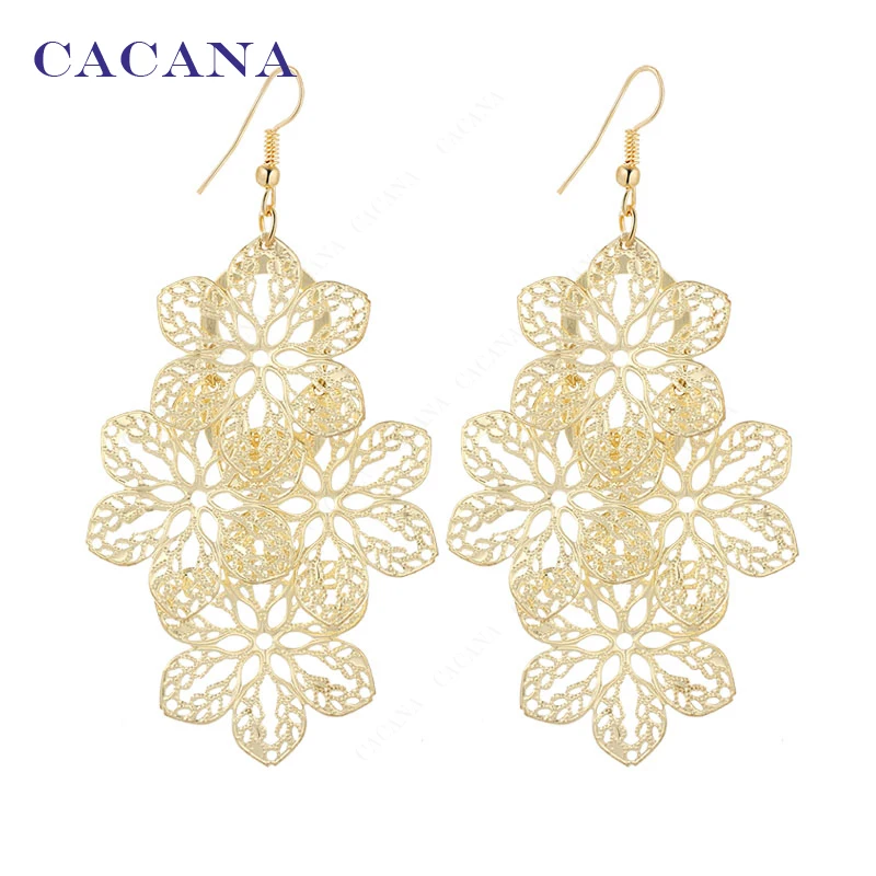 CACANA Dangle Long Earrings With 6 Leaves Top Quality For Women Bijouterie Hot Sale No.A9 A10
CACANA Dangle Long Earrings With 6 Leaves Top Quality For Women Bijouterie Hot Sale No.A9 A10