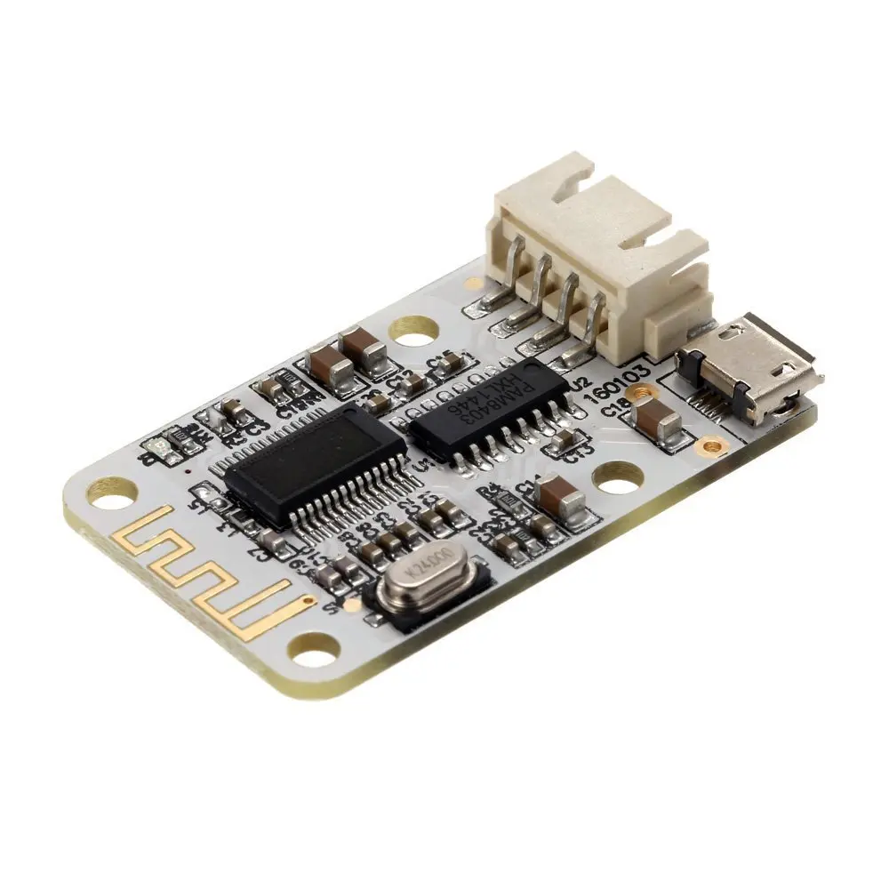 Micro USB DC 5V 2x3W Bluetooth Audio Receiver Digital Amplifier Board Module Bluetooth Audio Receiver Amplifier board
Micro USB DC 5V 2x3W Bluetooth Audio Receiver Digital Amplifier Board Module Bluetooth Audio Receiver Amplifier board
