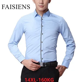 FAISIENS Men Dress Shirts Long Sleeve Large Size 6XL 7XL 8XL Office Shirt Formal Business Blue 9XL 10XL 12XL Formal Shirt
FAISIENS Men Dress Shirts Long Sleeve Large Size 6XL 7XL 8XL Office Shirt Formal Business Blue 9XL 10XL 12XL Formal Shirt