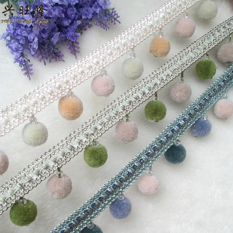 XWL 6M/lot Pompons Balls Curtain Lace Trim Tassel Edge Decor DIY Sewing Sofa Stage Decorative Lace Ribbon Curtain Accessories
XWL 6M/lot Pompons Balls Curtain Lace Trim Tassel Edge Decor DIY Sewing Sofa Stage Decorative Lace Ribbon Curtain Accessories