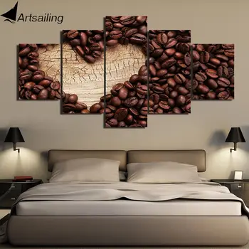 ArtSailing HD 5 pannels canvas prints coffee love coffee beans heart kitchen decoration painting room decoration wall art F1676
ArtSailing HD 5 pannels canvas prints coffee love coffee beans heart kitchen decoration painting room decoration wall art F1676