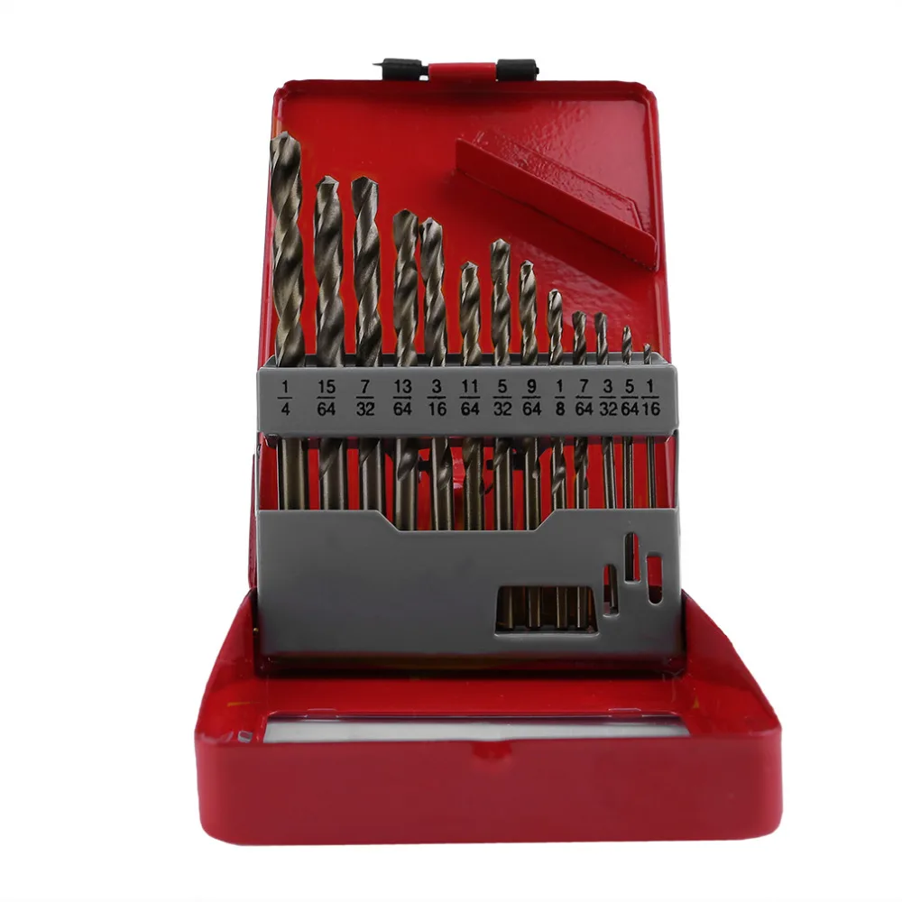 13Pcs/set Practical Cobalt Drill Bit Set Multifunction Bits with 135c Split Points Cobalt Drill Bit Set Self Starting
13Pcs/set Practical Cobalt Drill Bit Set Multifunction Bits with 135c Split Points Cobalt Drill Bit Set Self Starting